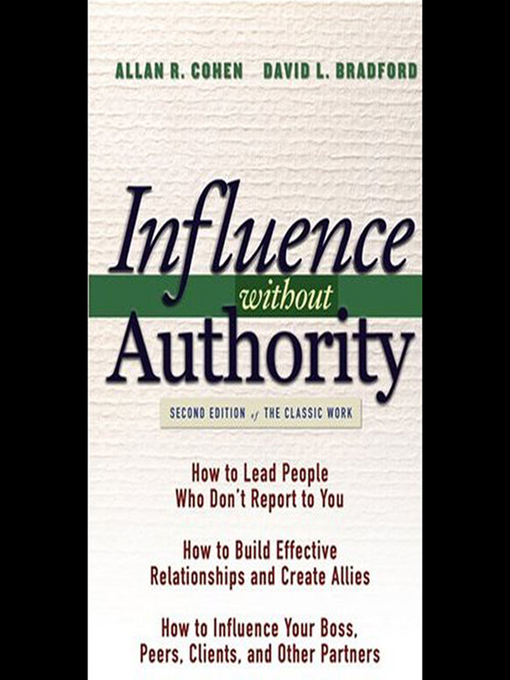 Title details for Influence Without Authority by David L. Bradford - Available